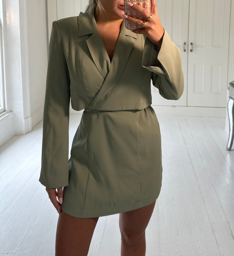 Sage blazer hot sale dress