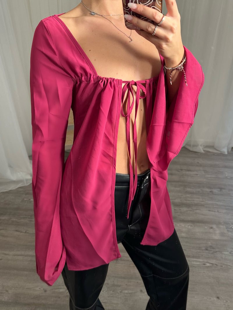 Pink blouse size small