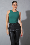 green vest top
